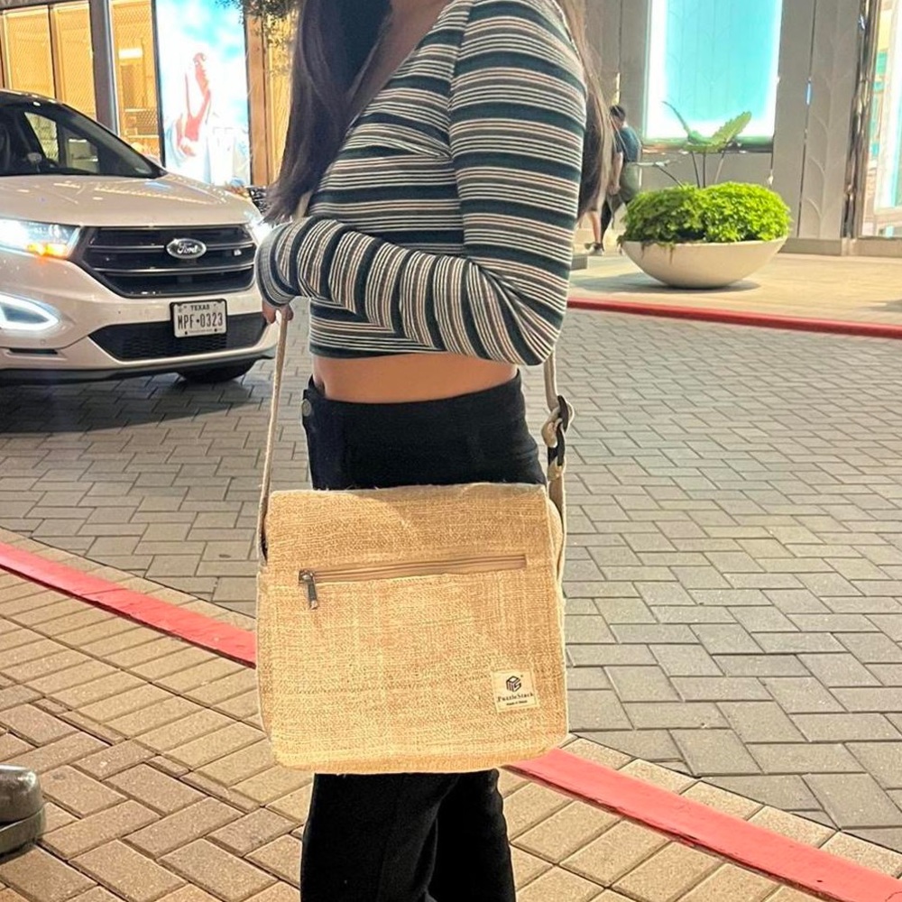 Pure Hemp Crossbody Bag